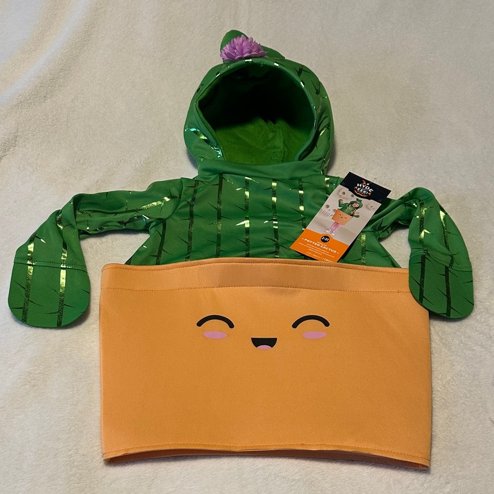 Kids Cactus Costume - Green and Orange